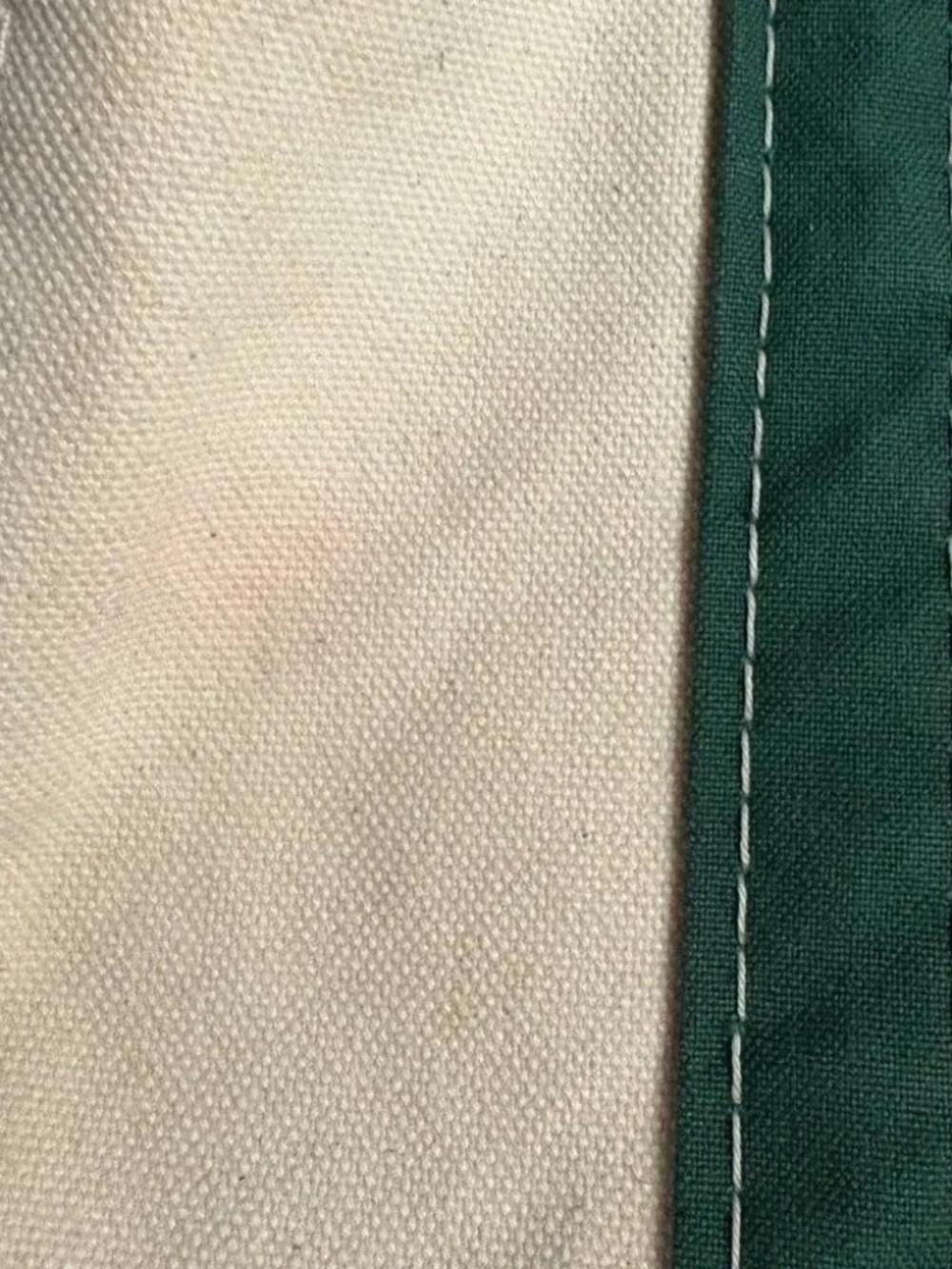 Vintage L.L.Bean Boat & Tote Small Canvas Bag Made in USA Forest Green Preppy - Picture 6 of 11